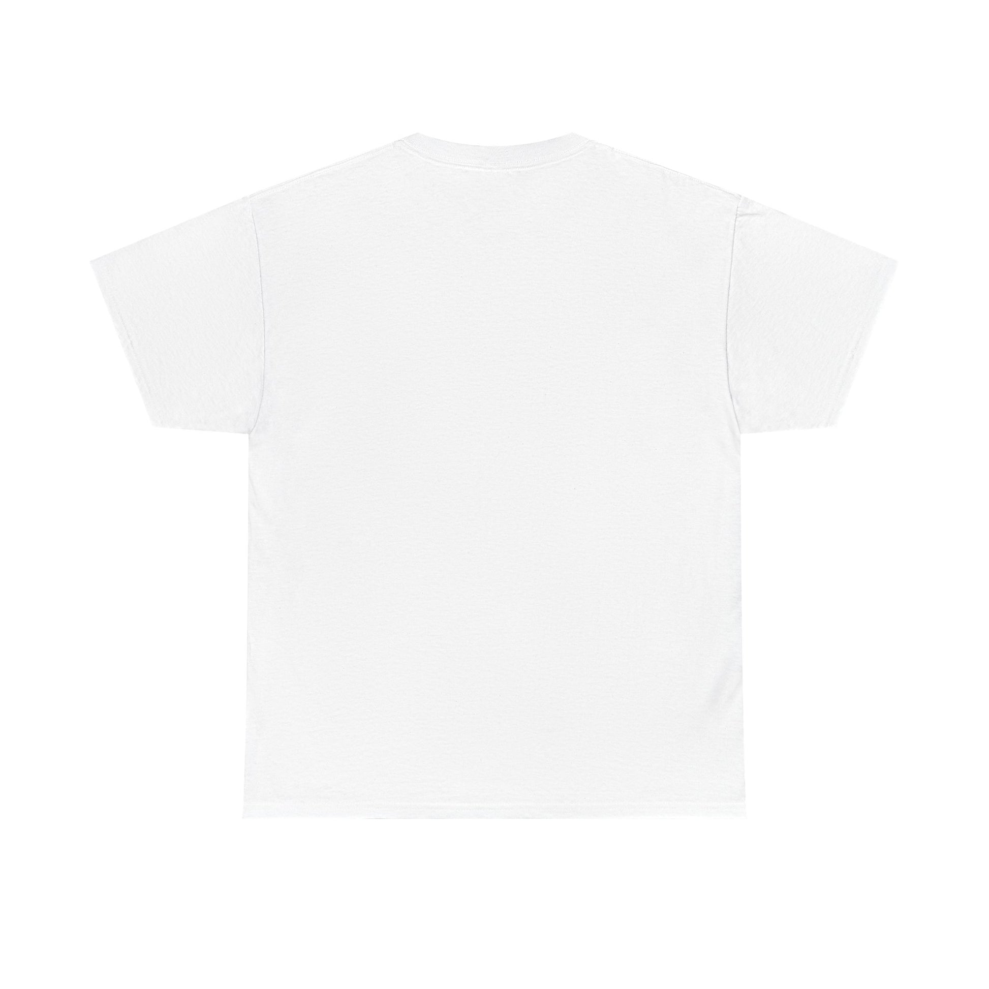 White vintage plain T-shirt, crew neck