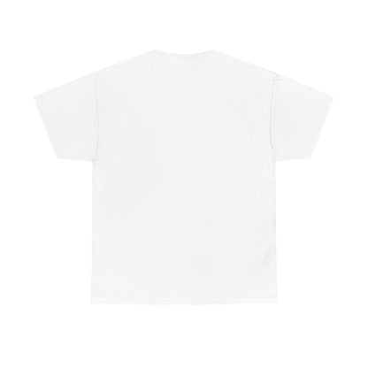 White vintage plain T-shirt, crew neck