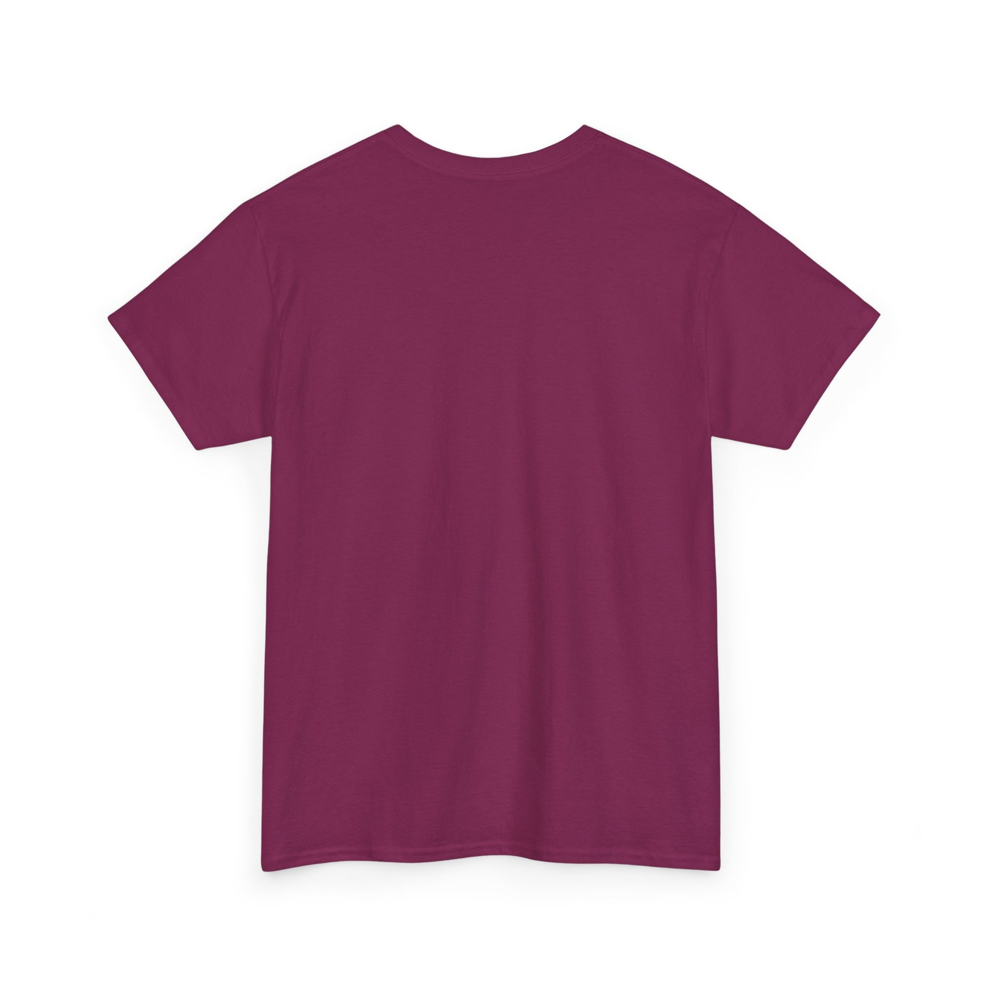 Burgundy crewneck vintage tee, short sleeves