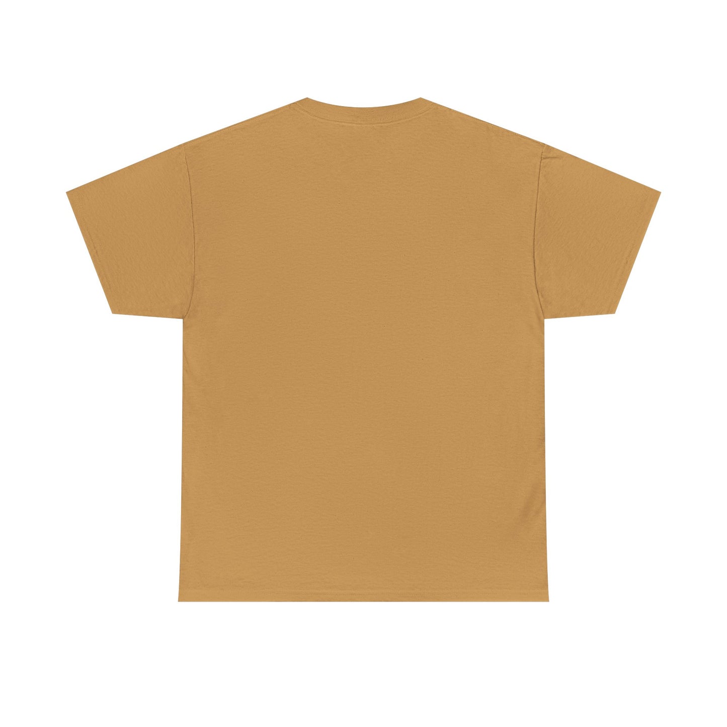 Brown vintage plain T-shirt, crew neck