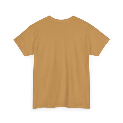 Brown vintage plain T-shirt, crew neck