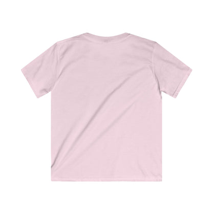 Kids Cat Art Tee — Colorful Heartbeat Kitten Graphic T-Shirt